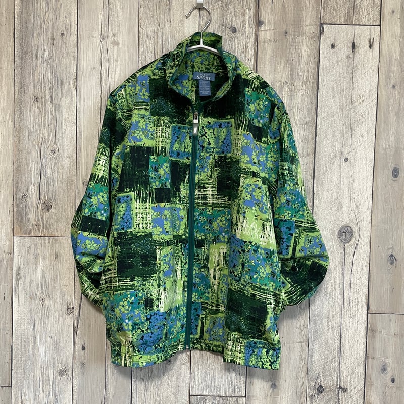 KORETO SPORT フルジップジャケット総柄メンズ【25‐0131】 | 古着屋
