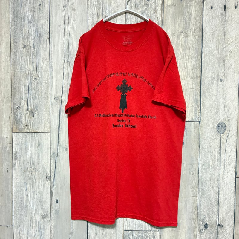 プリントTシャツ ロゴ 教会【25‐0421】 | 古着屋のんちゃん