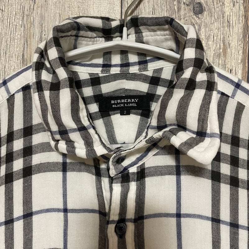 BURBERRY BLACKLABEL ビジネス シャツ　新品未使用品 メンズ BURBERRY BLACKLABELチェックシャツ メンズ【25-0099】 | 古着屋のんちゃん