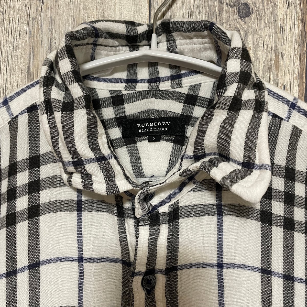 BURBERRY BLACKLABELチェックシャツ メンズ【25-0099】 | 古着屋のんちゃん