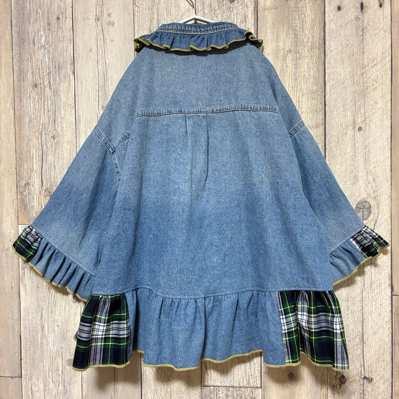 スカラップ】ロイヤルスチュアートチェックレッスンバッグとお着替え袋