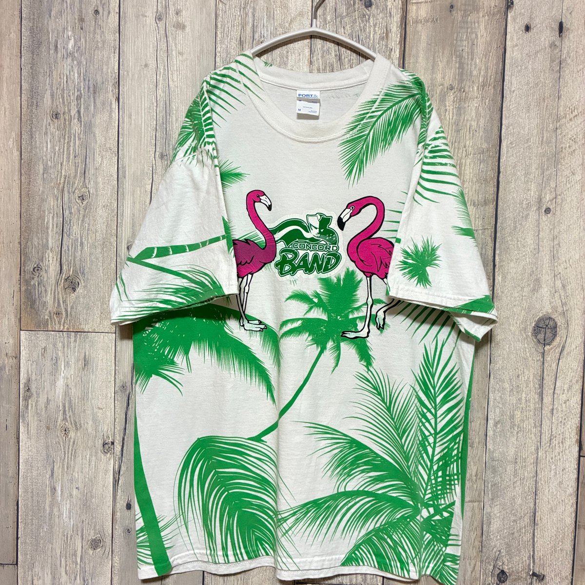PORT＆COMPANY プリントTシャツ アニマル フラミンゴ【25-0448 