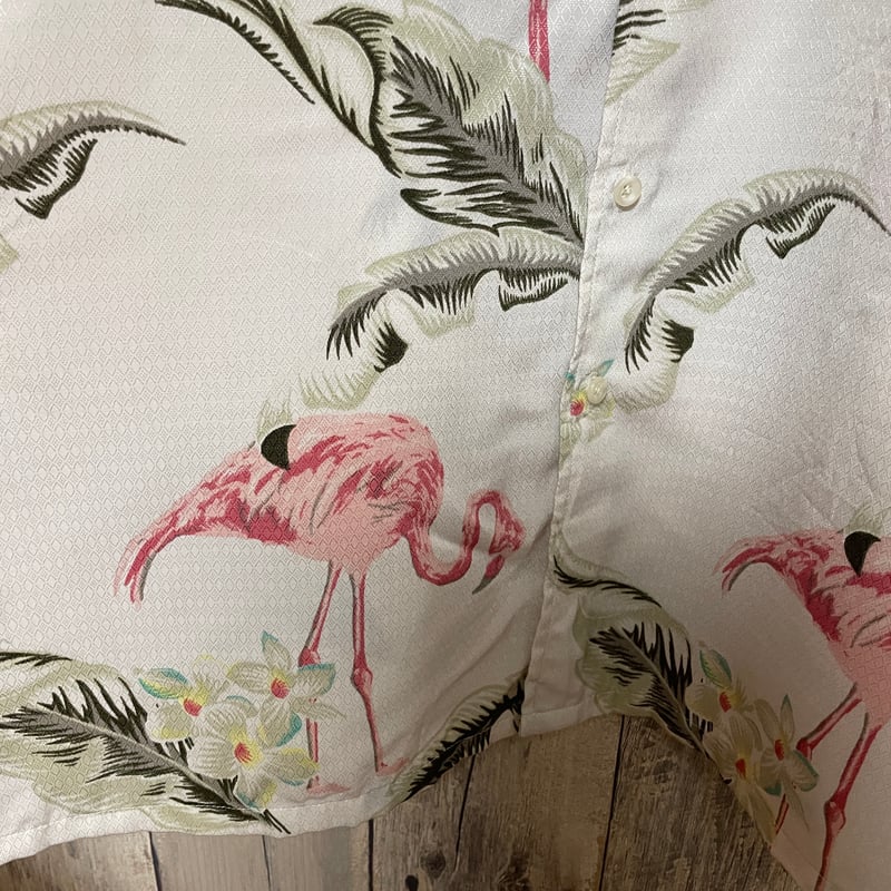 Craft & Barrowアロハシャツ アニマル フラミンゴ 【25-0270】 | 古着屋