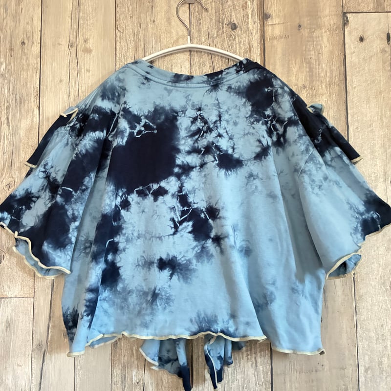 リメイク❣ Cookiesタイダイプリントフリル Tシャツショート丈