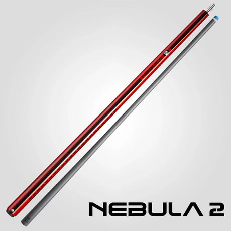 ※お勧め一押し　【予約販売】 Rhino NEW NEBULA2 プールキュー ノーラップ - クリムゾンレッド 11.8/12.4/12.8