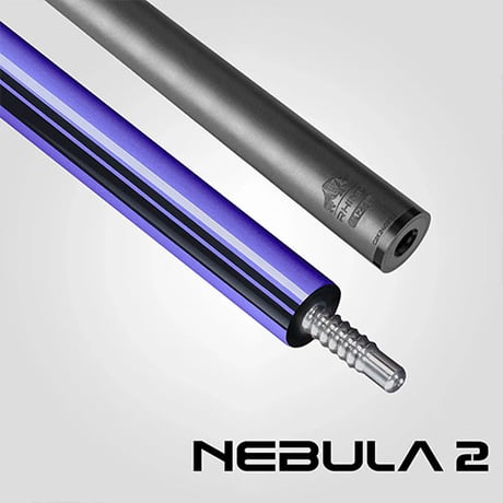 ※お勧め一押し　【予約販売】 Rhino NEW NEBULA2 プールキュー スポーツグリップ- アメジストパープル  11.8/12.8