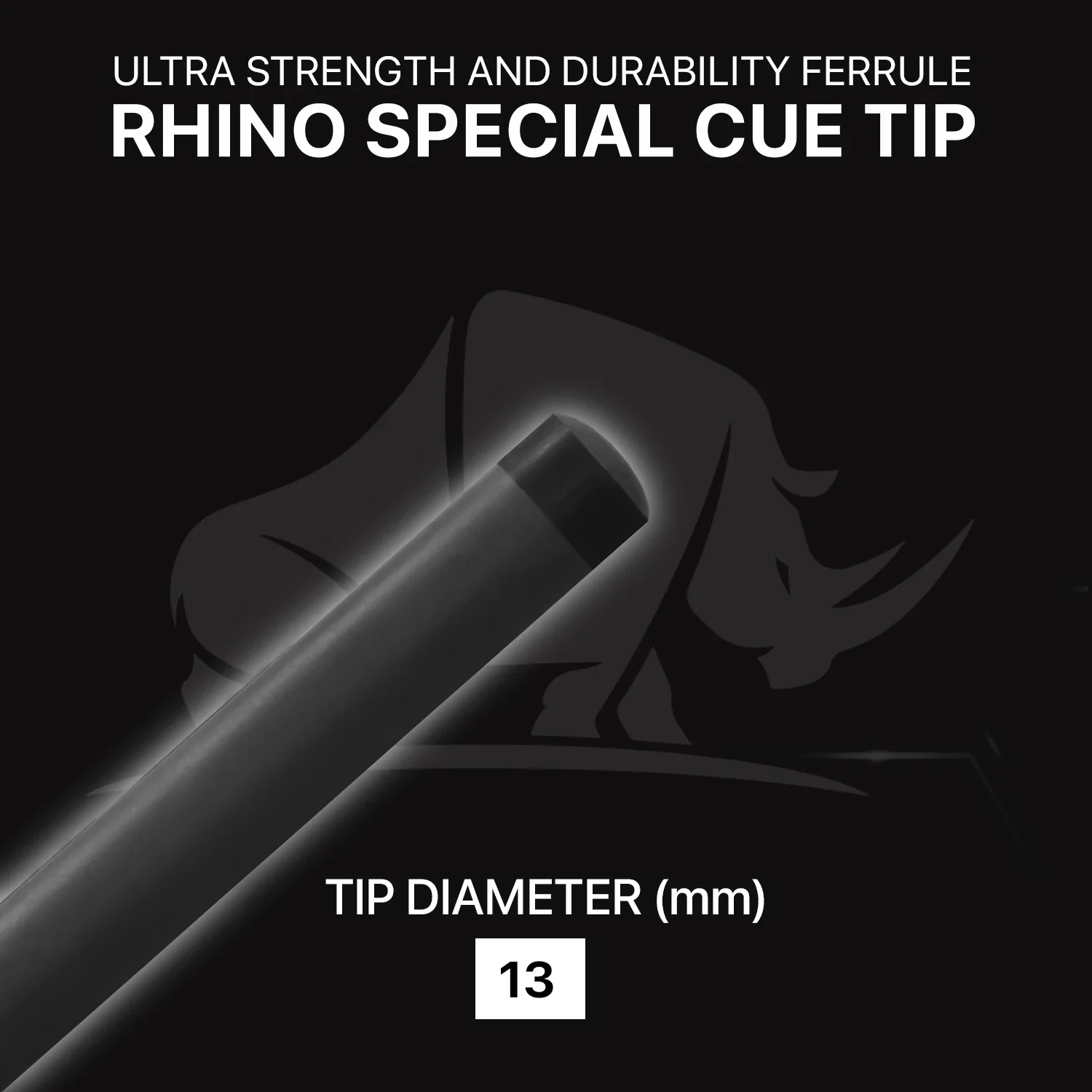 Rhino - 30インチ カーボンファイバー ブレイクシャフト 3/8-8