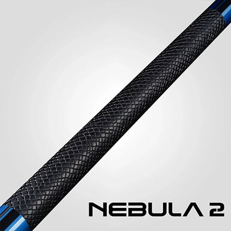 ※お勧め一押し　【Rhino】  NEW NEBULA2 プールキュー スポーツグリップ - スカイブルー  12.4