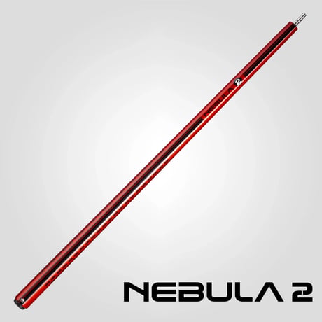 ※お勧め一押し　【予約販売】 Rhino NEW NEBULA2 プールキュー ノーラップ - クリムゾンレッド 11.8/12.4/12.8