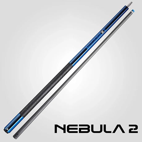 ※お勧め一押し　【Rhino】  NEW NEBULA2 プールキュー スポーツグリップ - スカイブルー  12.4
