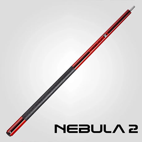 ※お勧め一押し　【予約販売】 Rhino NEW NEBULA2 プールキュー スポーツグリップ- クリムゾンレッド  11.8/12.8
