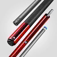 ※入荷しました！【Rhino】NEBULA2 カーボン プールキュー グレー Nebula 2 Pool Cue - Charcoal Gray - Sport Wrap