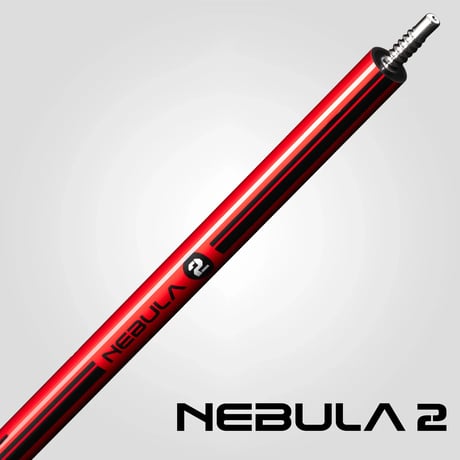 ※お勧め一押し　【予約販売】 Rhino NEW NEBULA2 プールキュー ノーラップ - クリムゾンレッド 11.8/12.4/12.8