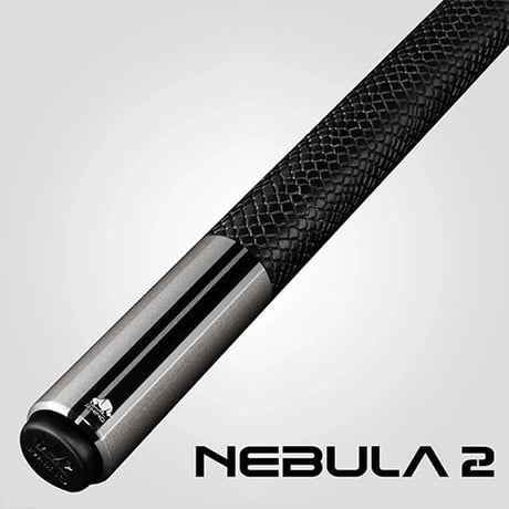 ※お勧め一押し　【予約販売】 Rhino NEW NEBULA2 プールキュー スポーツグリップ- チャコールグレー  11.8/12.8