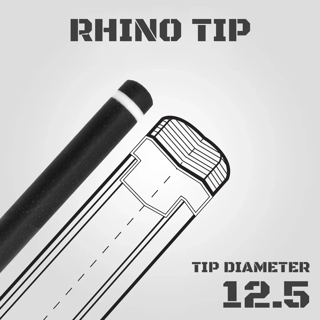 予約販売】 Rhino GL プールキュー - ホワイトパール | Ize. cue