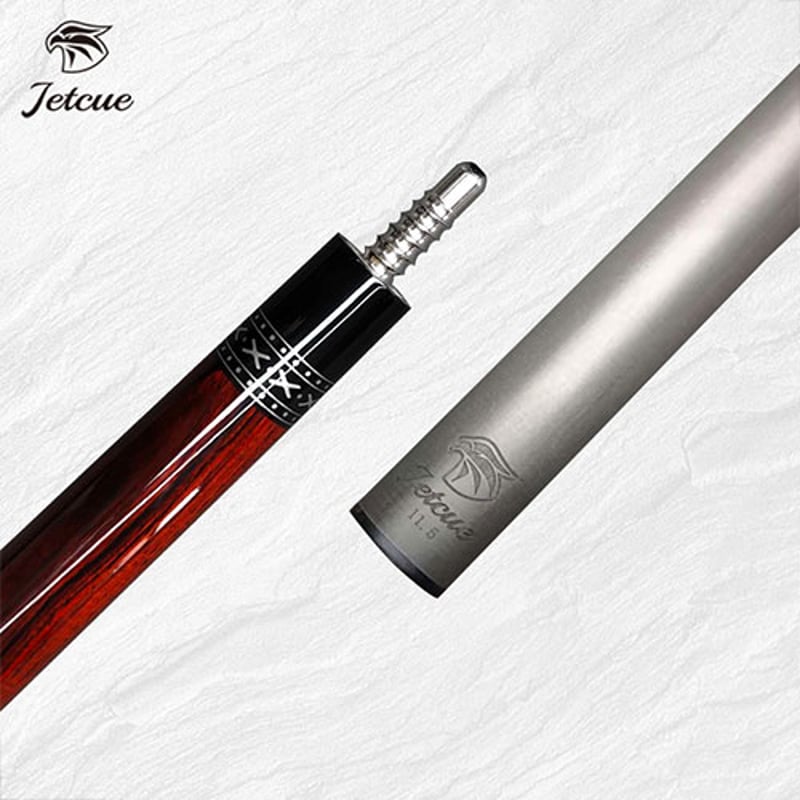【JET CUE】Stellar2 ココボロ × エボニー インレイ レザー JET CUE】Stellar STE2 ココボロ × 天然黒檀木（エボニー