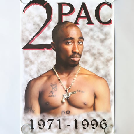 最終価格 2PAC ポスター 非売品 レーベル純正 Poster 2PAC 】1997 | POSTER TREK
