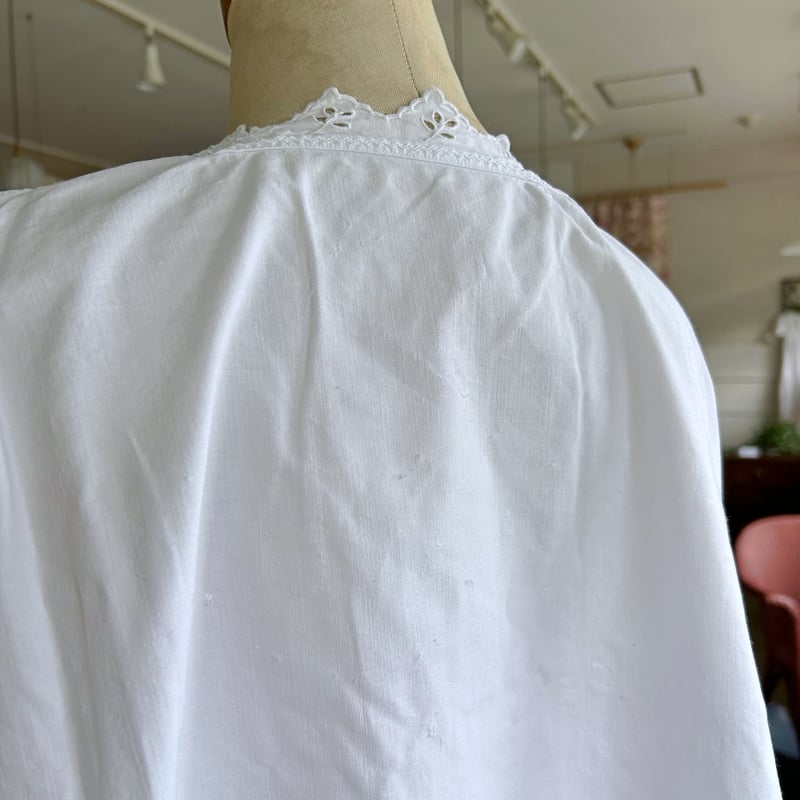 フランスヴィンテージブラウス　白　アンティークブラウス　arts& vrisko フランスヴィンテージブラウス 白 アンティークブラウス arts&