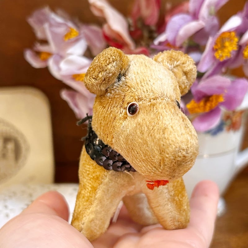フランスヴィンテージ 手乗りサイズのロバのぬいぐるみ | アンティークス蕾