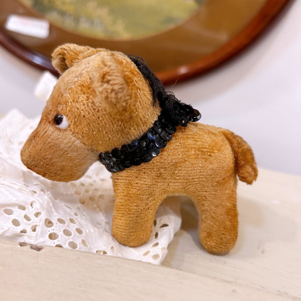 フランスヴィンテージ 手乗りサイズのロバのぬいぐるみ | アンティークス蕾