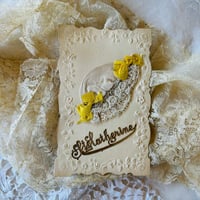 フランスアンティーク Ste Catherine 箱付きボネのポストカード