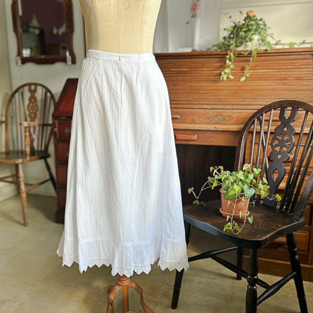 フランスアンティーク　スカート I-452-french-antique-fashion-