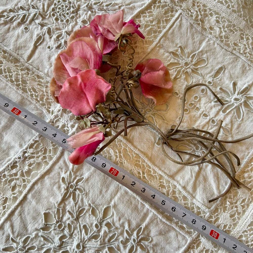 フランスアンティーク薔薇の布花ブーケ | アンティークス蕾
