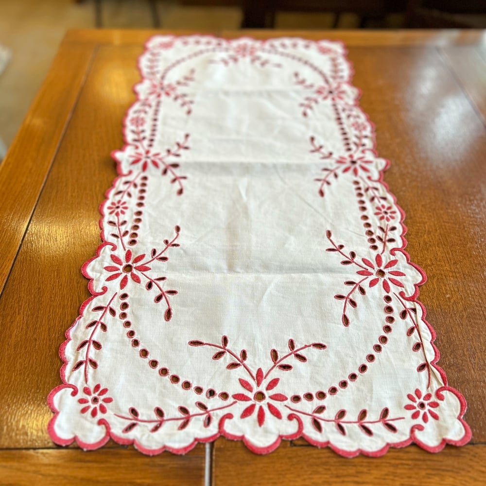 フランスアンティーク テーブルランナー | アンティークス蕾