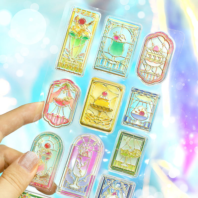 きゅるるんシール【ビージーエム】喫茶アラモード3種類セット | 国内