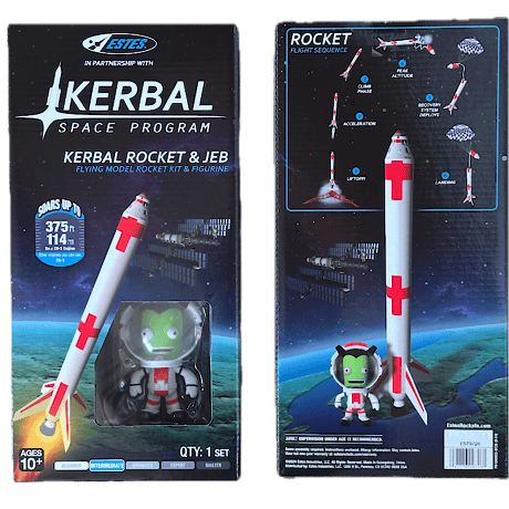 カーバルロケット＆ジェブ（KERBAL W/ JEBEDIAH KERBONAUT）