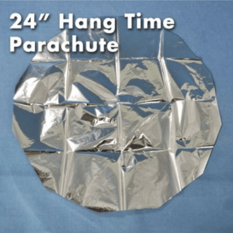 競技用24インチパラシュートキット（ASP 24" 1/4mil "Hang Time" Competition Parachute Kit - 1 Per Pack）