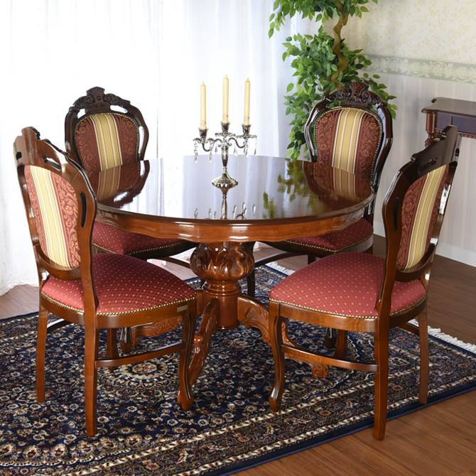 イタリア製 ダイニングテーブル 楕円 1象嵌 猫脚 鏡面 140cm ※i4※ イタリア製 ダイニングテーブル 楕円 1象嵌 猫脚 鏡面 140cm ※i4