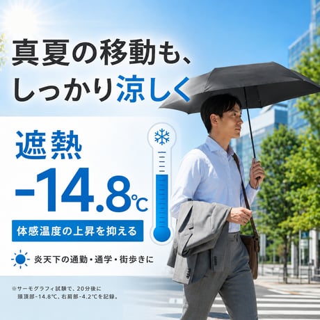 軽量 折りたたみ傘 マジカルテックプロ Tough Wrib 55cm MMTTW55 遮光100% UVカット100% 日傘 完全遮光 晴雨兼用 男女兼用 熱中症対策 遮熱 おしゃれ コンパクト