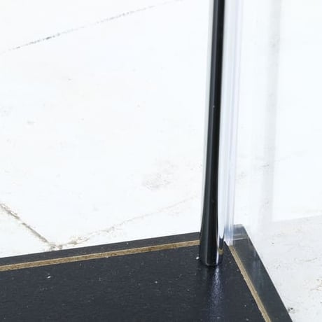 不二貿易 LED ガラスコレクションケース 4段 ブラック 高さ162cm 幅42.5cm 奥行36.5cm 強化ガラス棚 収納機能 推し活向け