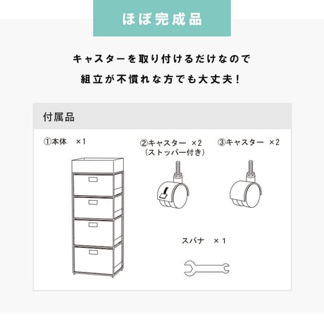 ランドリーラック 5段 幅40.5cm ラック カゴ 洗濯かご 4個つき 洗濯機 収納ラック おしゃれ スリム 縦型 洗濯機ラック 洗濯機収納 収納 ランドリー収納 ホワイト グレ