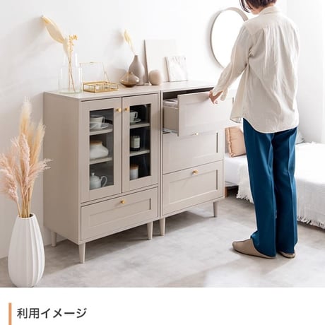 タンス チェスト 収納 框チェスト 衣類収納 収納家具 収納チェスト ハイチェスト 洋服タンス 衣類タンス 框 かまち 韓国 インテリア コンパクト おしゃれ 3段 ハイタイプ ゴ