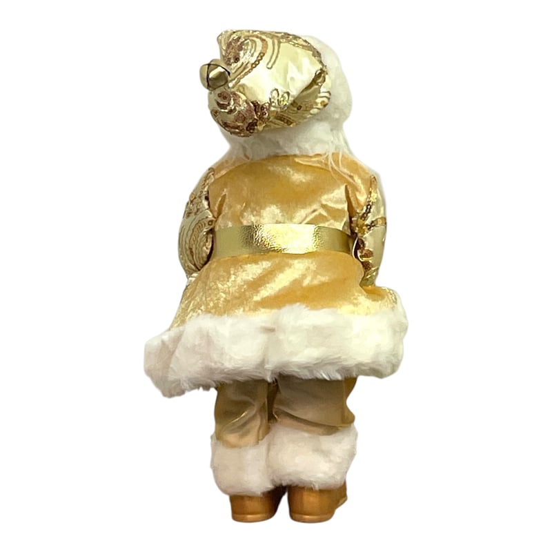 ヨーロピアンスタイルサンタクロース ゴールド 高さ50cm クリスマス
