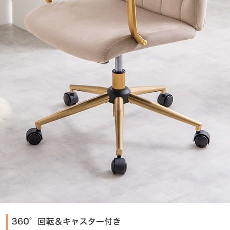 韓国 デスクチェア オフィスチェア ベロア ハイバック キャスター付 昇降 回転 ロッキング 椅子 チェア パソコンチェア PCチェア ロッキングチェア ワークチェア 学習椅子 オ