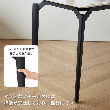 セラミック天板ダイニング5点セット 1m