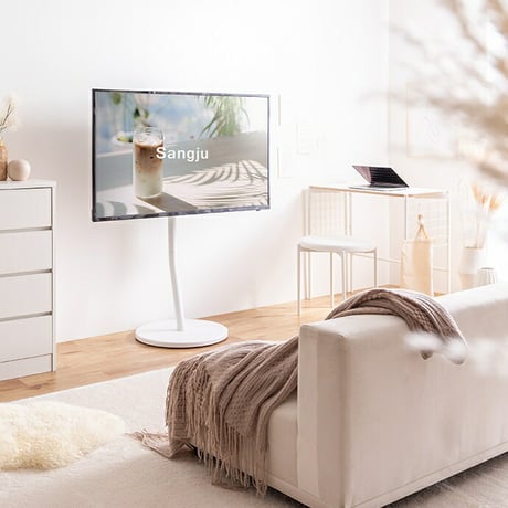 テレビスタンド テレビ台 ボード 円形 丸型 壁寄せ tv 壁掛け 脚 キャスター付き 移動 コーナー ハイ ミドル 32インチ 40 55 65 v 型 配線隠し コード 自立式