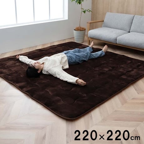 こたつ敷 カーペット 大判ドーク 220×220cm