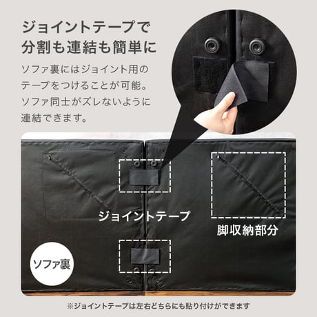 ソファベッド LSF-4440-2S 幅176cm 3段階 リクライニング ソファベッド 4way 1台で4役 2人掛け ソファベッド カウチソファ ソファ ゆとり シングルベッド