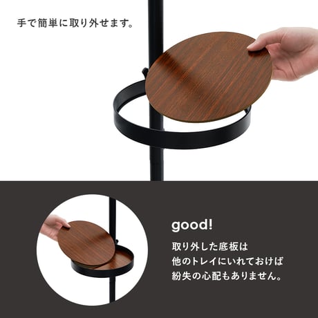 突っ張り棒&パーツ 6点セット 丸型 ウォールラック 高さ調節 ラック おしゃれ スリム 壁面収納 オープンラック ウォールシェルフ 突っ張り 棚 北欧 シンプル モダンディスプレ