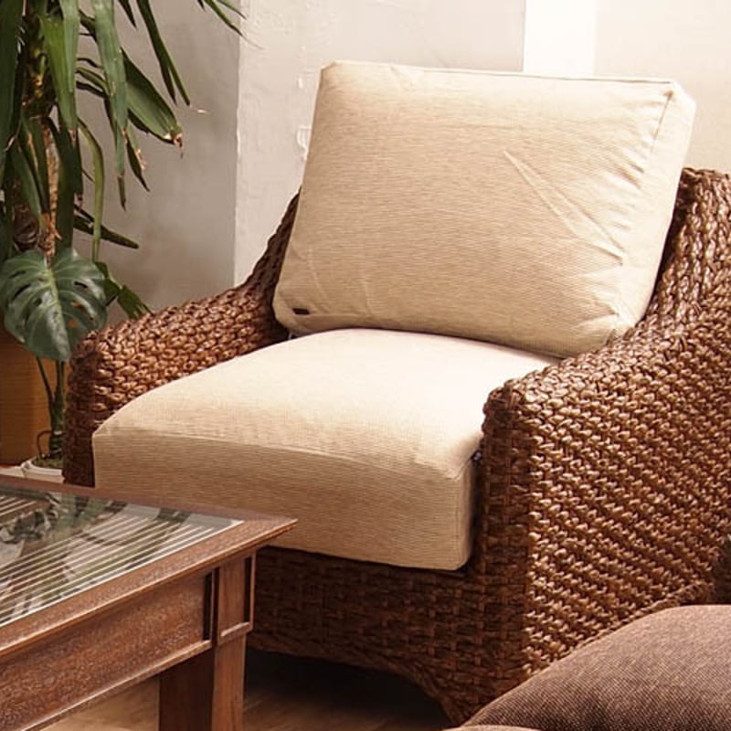 ウォーターヒヤシンスソファー 1人掛け 1人用 ウォーターヒヤシンス