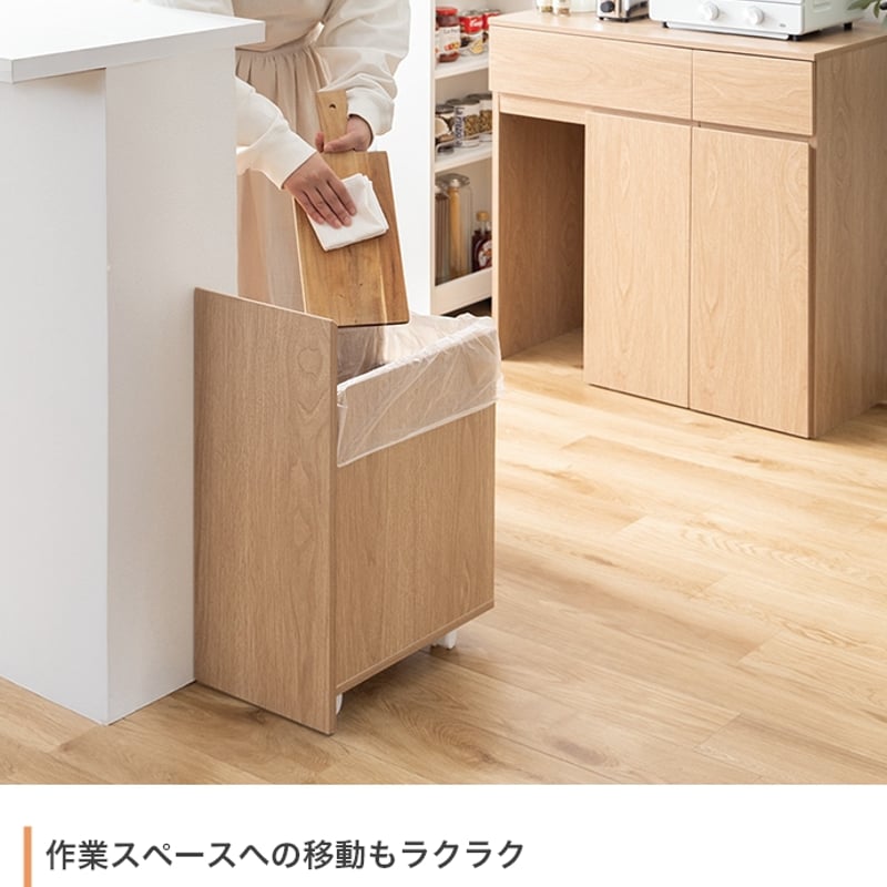 ゴミ箱 45L 45リットル ダストボックス キッチンカウンター ごみ箱
