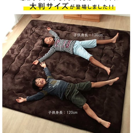 こたつ敷 カーペット 大判ドーク 220×220cm