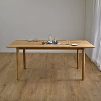 ダイニングテーブル 単品 180cm幅 木製 4人用 5人用 6人用 チーク無垢材 角型 コンパクト ダイニングテーブル 机 木製 インテリア おしゃれ ナチュラル 天然木 北欧 カフェ 食卓 モダ
