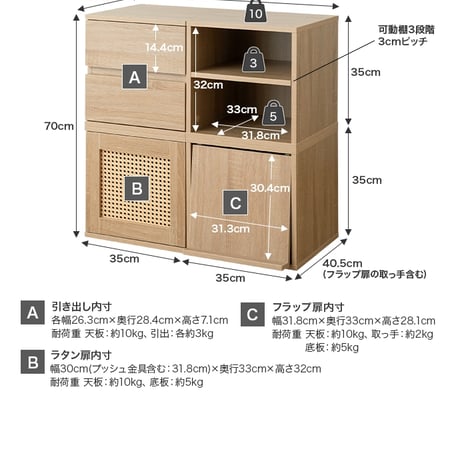 【4点セット】カラーボックス