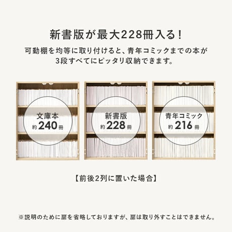ブックシェルフ 幅60cm 文庫本 コミック 魅せる本棚 隠しキャスター 可動棚付き 収納ワゴン デスク リビング 扉付き ラック おしゃれ 収納棚 収納ラック 雑誌 ポストカード スライド扉収納 コ