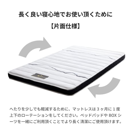 国産ウレタンマット リニューアル シングル セミダブル ダブル 高反発ウレタン マットレス 薄型 日本製 受注生産 軽量 3層構造 反発弾性60％ 超高密度48D 防ダニ 防菌加工 佐川急便対応 品